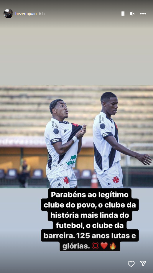 Jogadores Parabenizam O Vasco Pelos Anos De Trajet Ria Meuvasco