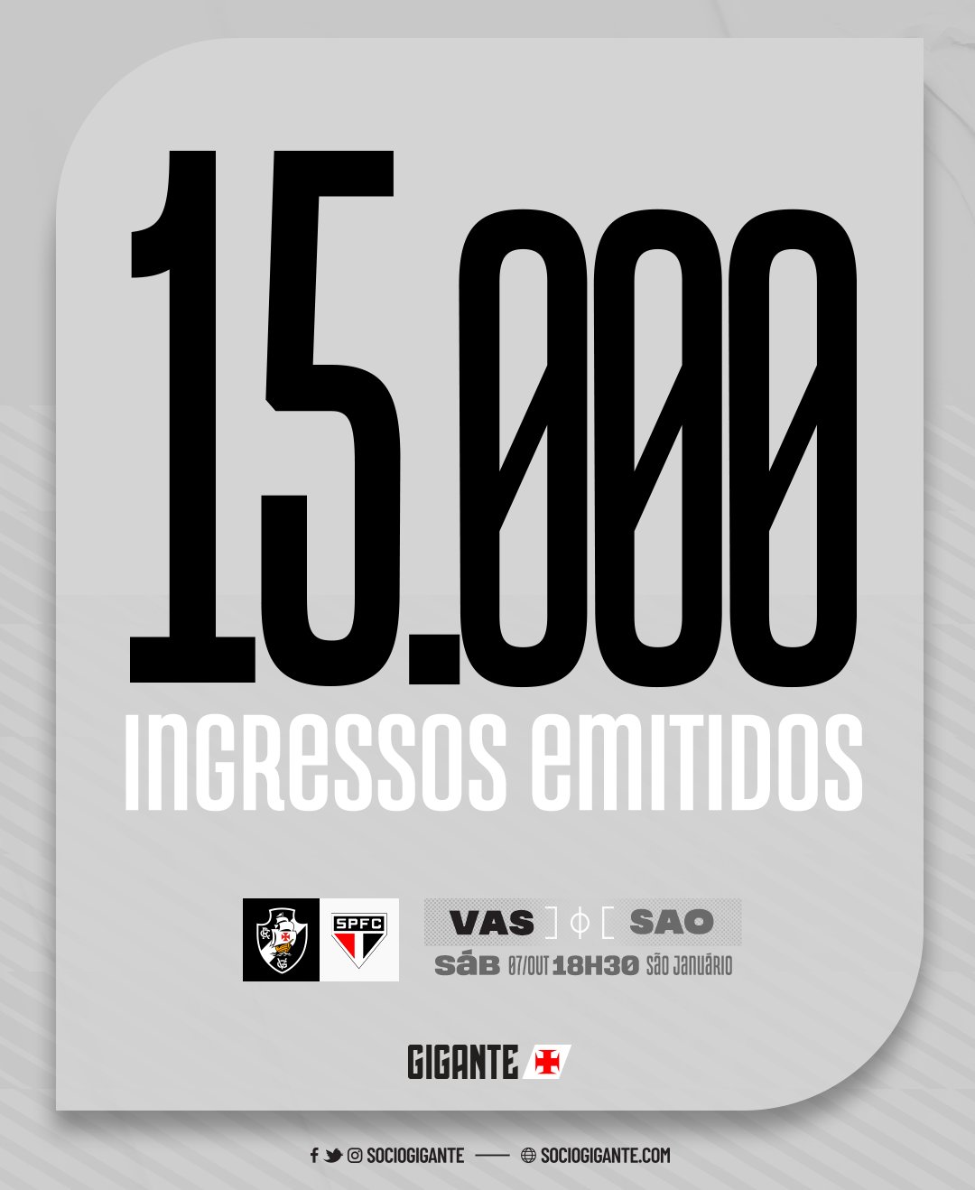 Vasco X S O Paulo Quinze Mil Ingressos Emitidos At Agora Meuvasco