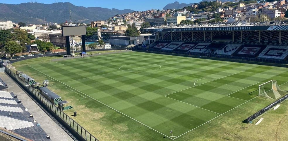 Gramado de São Januário — Foto: Vasco