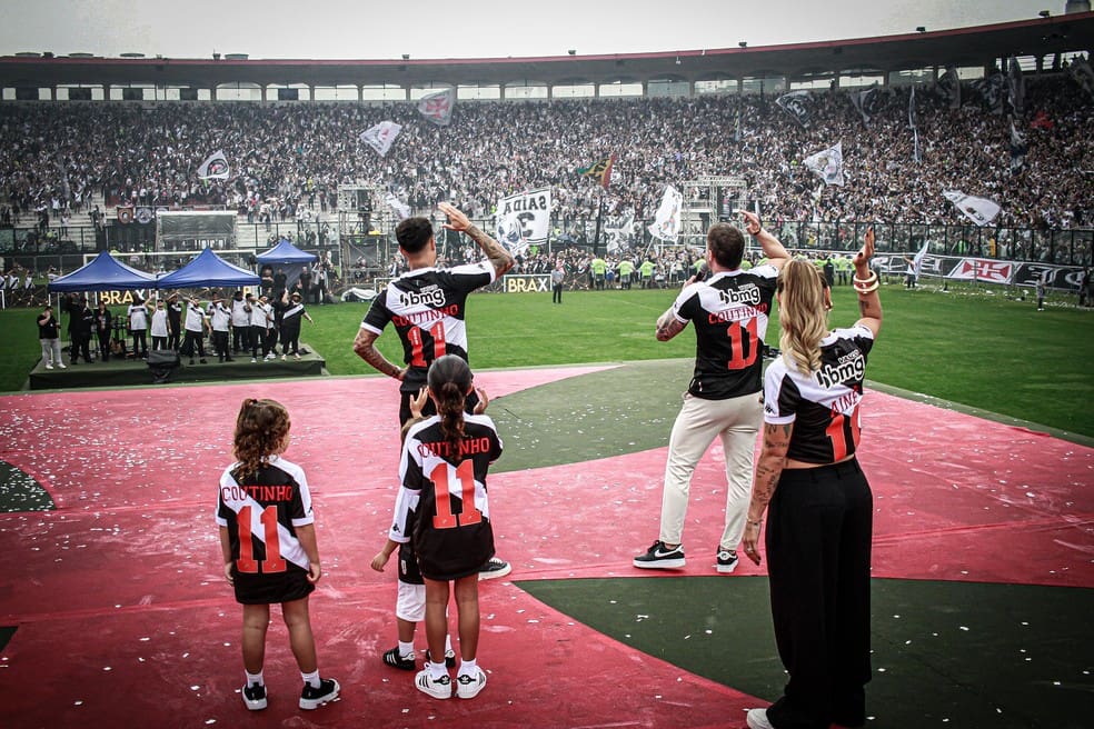 Apresentação de Philippe Coutinho em São Januário — Foto: Matheus Lima / Vasco