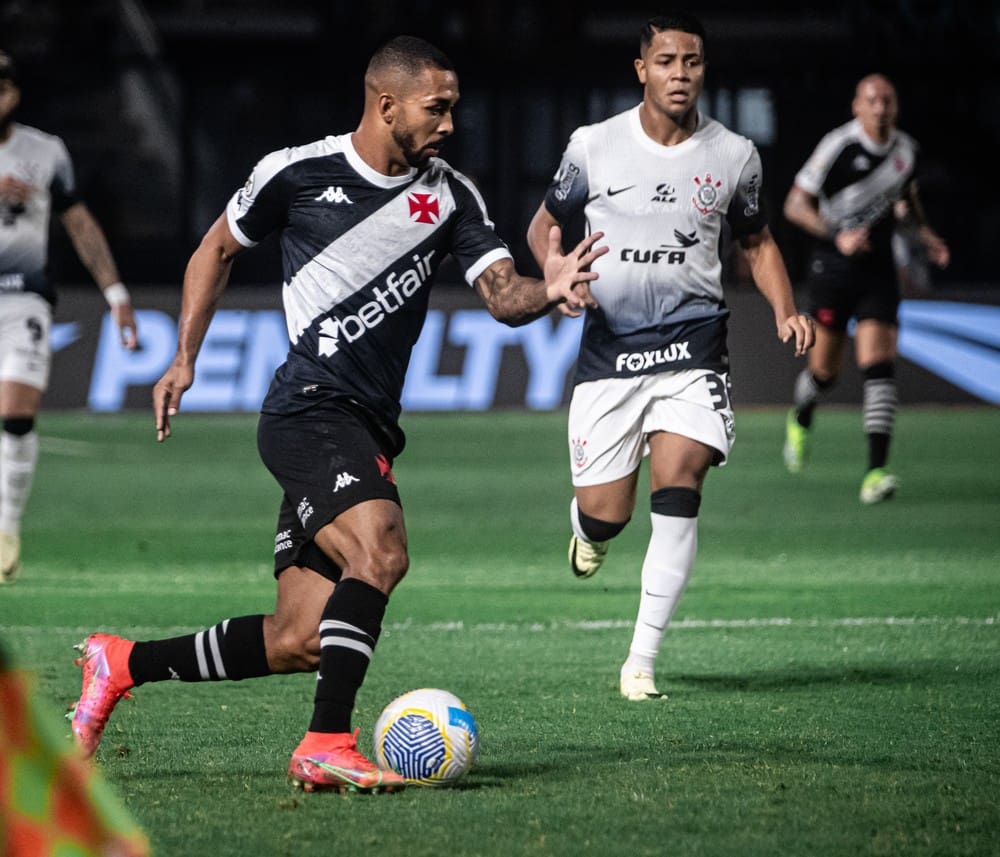 Paulo Henrique em ação pelo Vasco contra o Corinthians — Foto: Leandro Amorim/Vasco