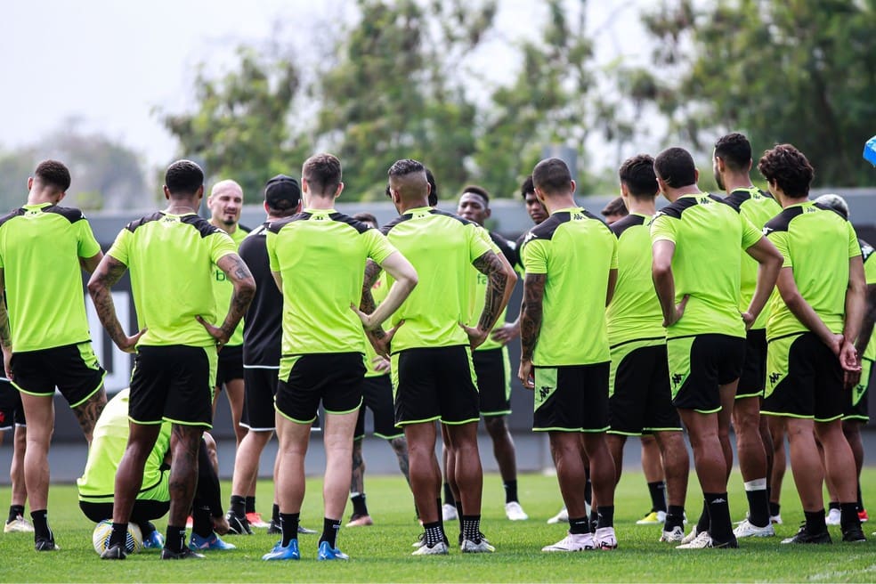 Treino do Vasco no CT Moacyr Barbosa — Foto: Matheus Lima/Vasco