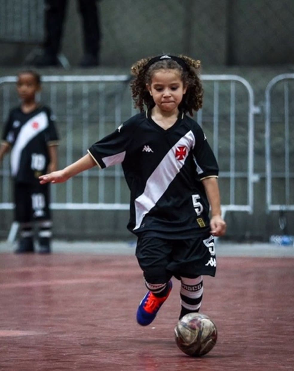 Felipe Coutinho, pequeno jogador do sub-6 do Vasco — Foto: Acervo Pessoal