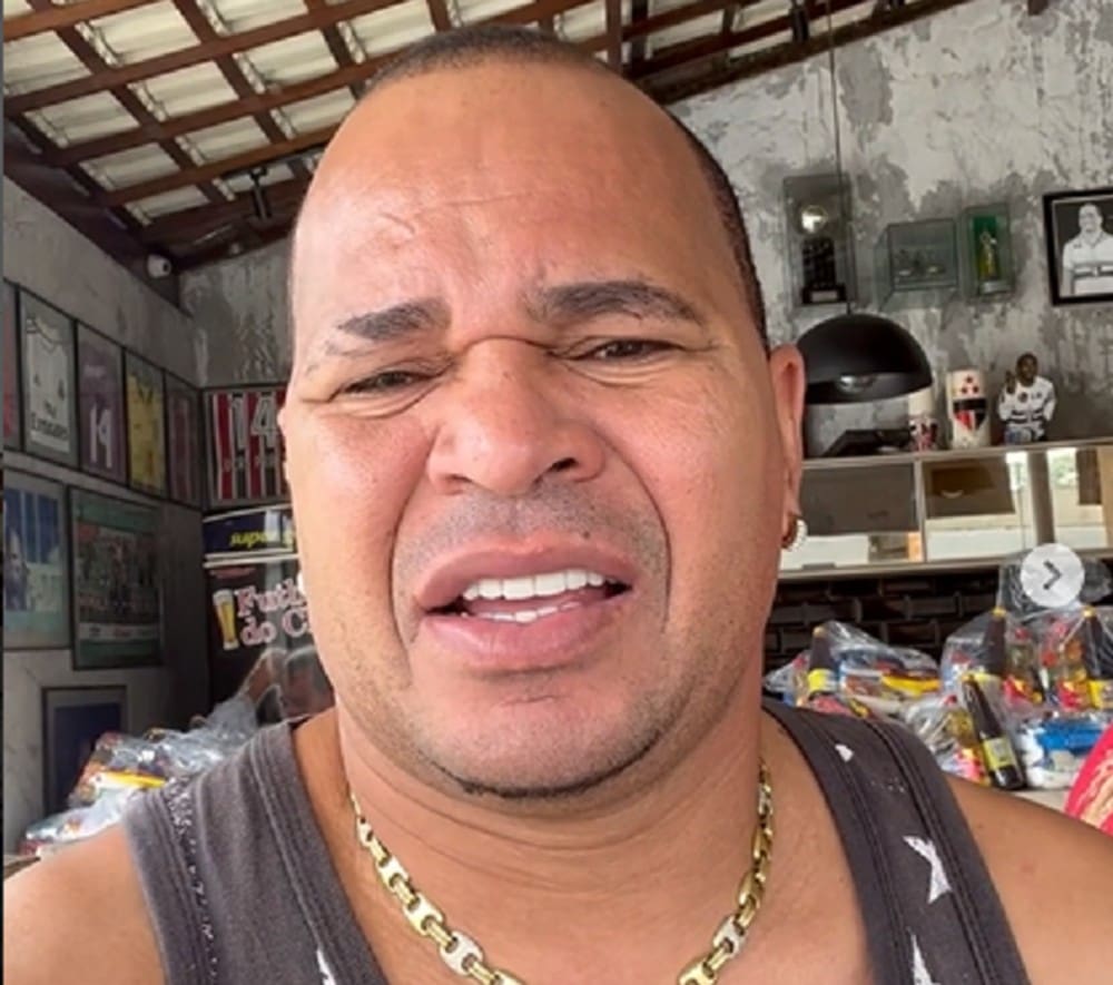 Aloísio Chulapa quase perdeu a vida por se engasgar com chiclete — Foto: Reprodução/Instagram