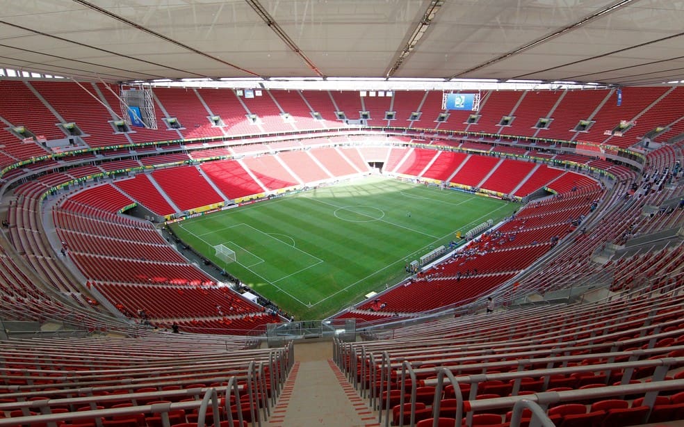 Estádio Mané Garrincha, em Brasília — Foto: Rafael Ribeiro/CBF