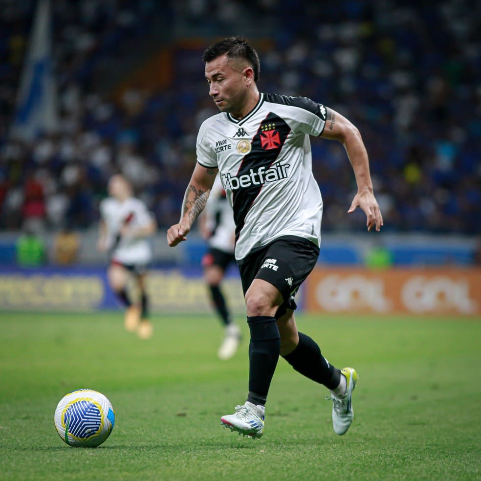 Jean David, do Vasco, em ação contra o Cruzeiro — Foto: Matheus Lima/Vasco