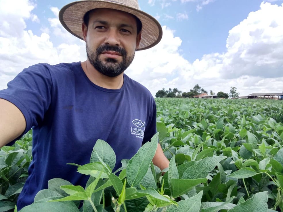 Eder Luis é agricultor em Uberlândia — Foto: Arquivo Pessoal