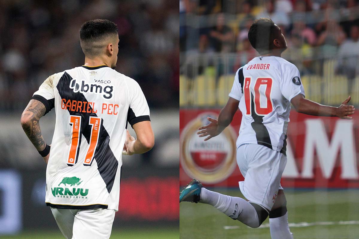 Gabriel Pec e Evander surgiram na base do Vasco e agora brilham na MLS - Foto: Daniel Ramalho e Carlos Gregório Jr / Vasco