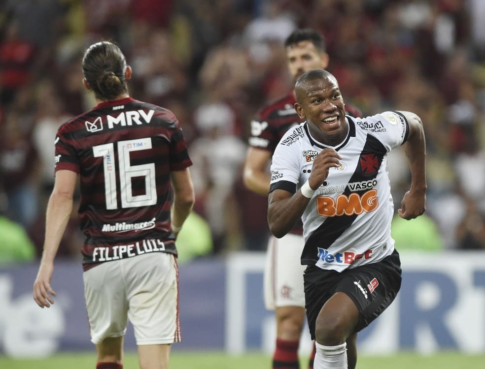 Ribamar gol vasco flamengo — Foto: André Durão