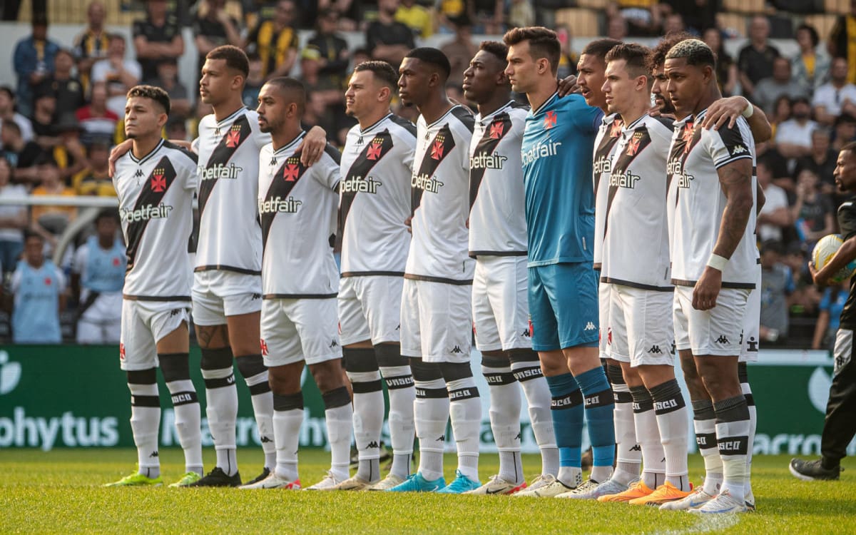 Jogadores do Vasco no Heriberto Hülse - Foto: Leandro Amorim/Vasco