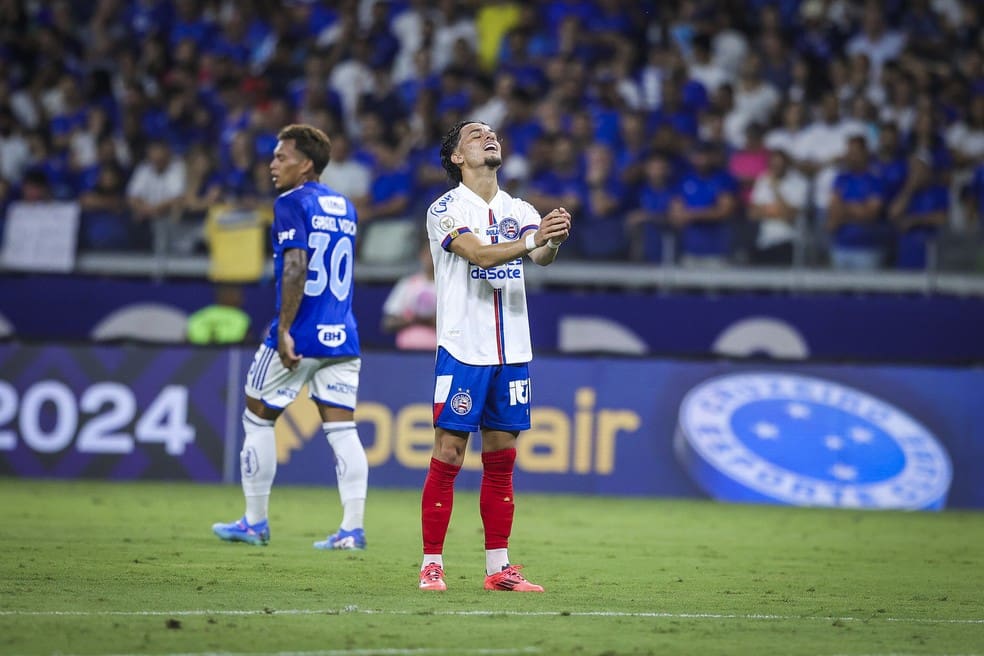 Biel em Cruzeiro x Bahia — Foto: Rafael Rodrigues/EC Bahia