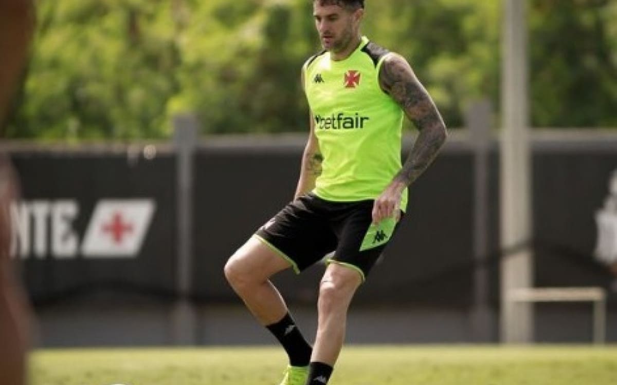 Pablo Vegetti em treino pelo Vasco - Foto: Vasco / Matheus Lima