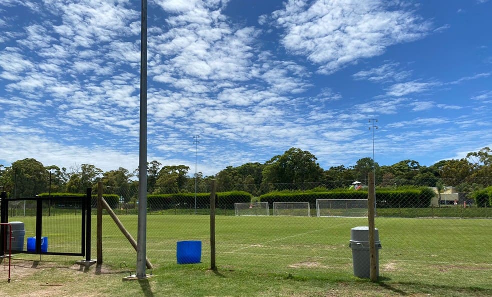 Campo do Resort Solanas, onde o Vasco faz pré-temporada no Uruguai — Foto: Bruno Murito