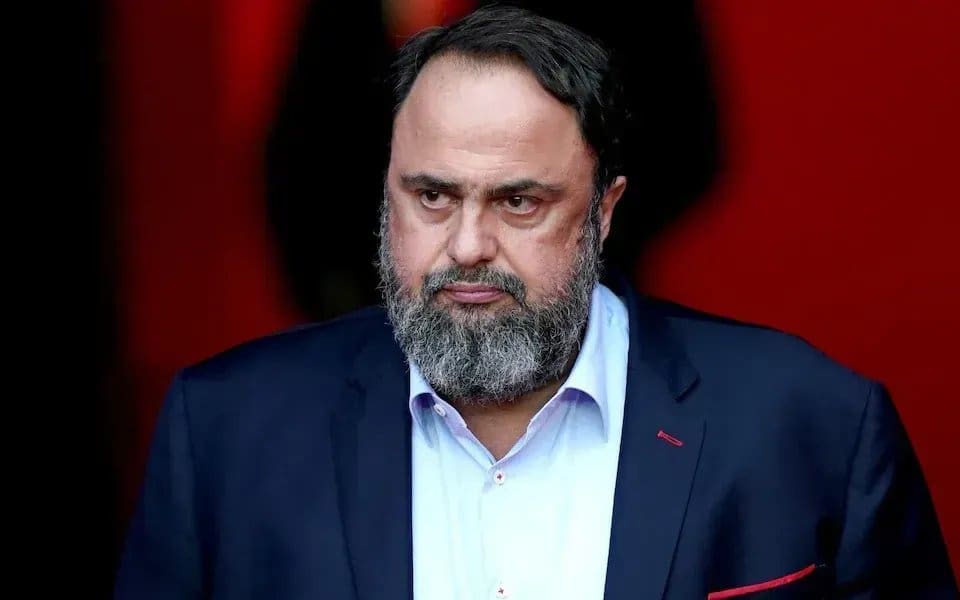 O proprietário do Nottingham Forest, Evangelos Marinakis • PA/Mike Egerton