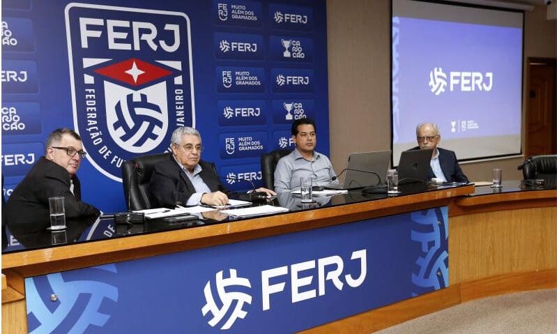 Dirigentes da FFERJ (Foto: Divulgação)