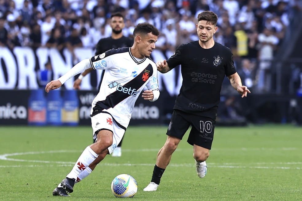 Philippe Coutinho Garro Corinthians x Vasco — Foto: Marcello Zambrana/AGIF