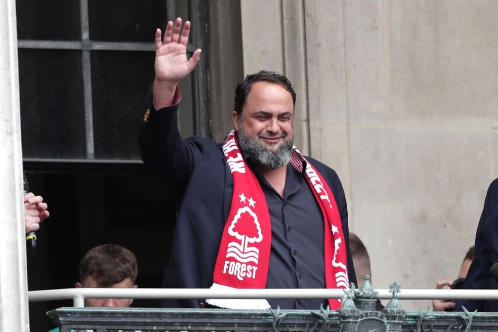 Evangelos Marinakis é o proprietário do Nottingham Forest — Foto: Getty Images