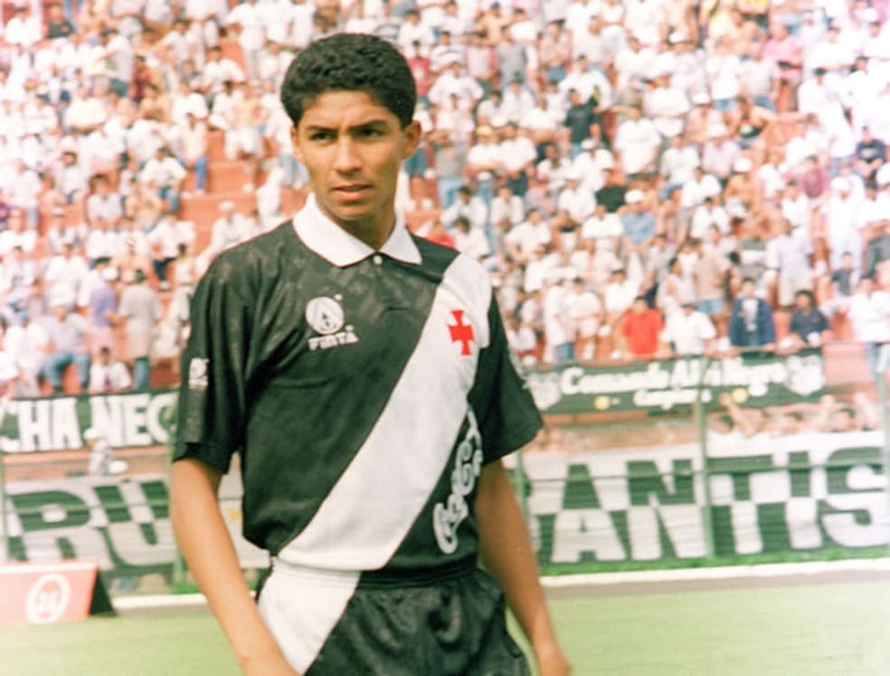 Jardel marcou os gols do tricampeonato carioca do Vasco, em 1994 — Foto: Reprodução