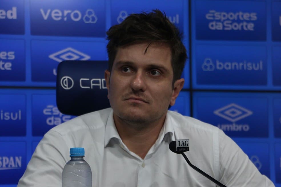 Antônio Brum, diretor de futebol do Grêmio — Foto: João Victor Teixeira