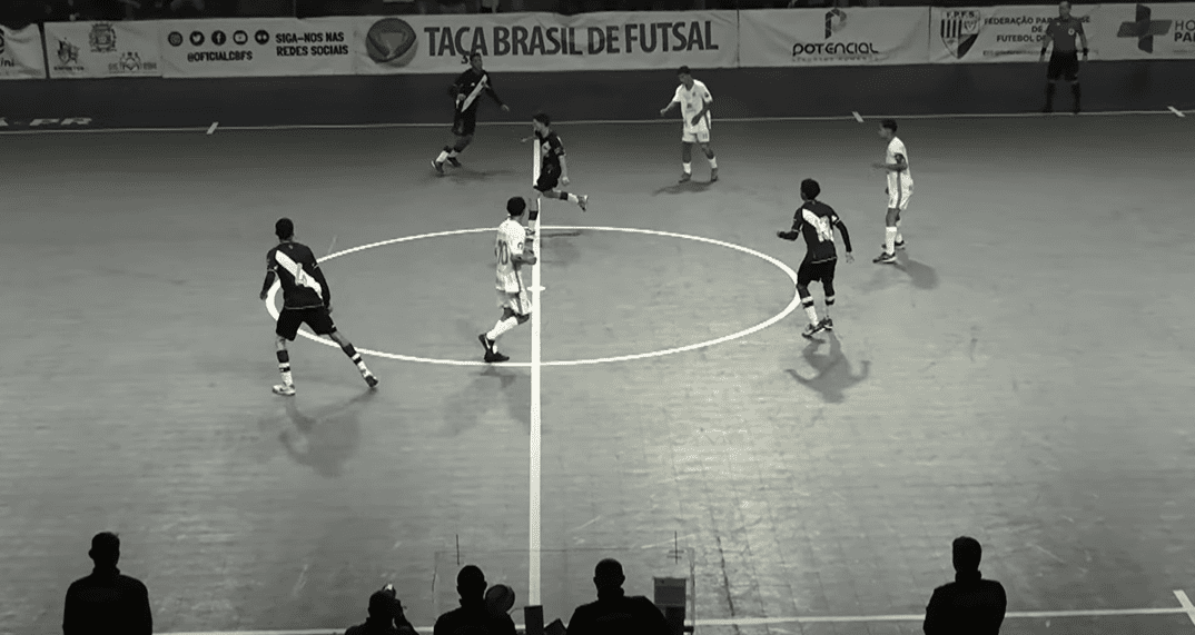Vasco x Cruzeiro da Ilha-ES, pela Taça Brasil Sub-17 de Futsal